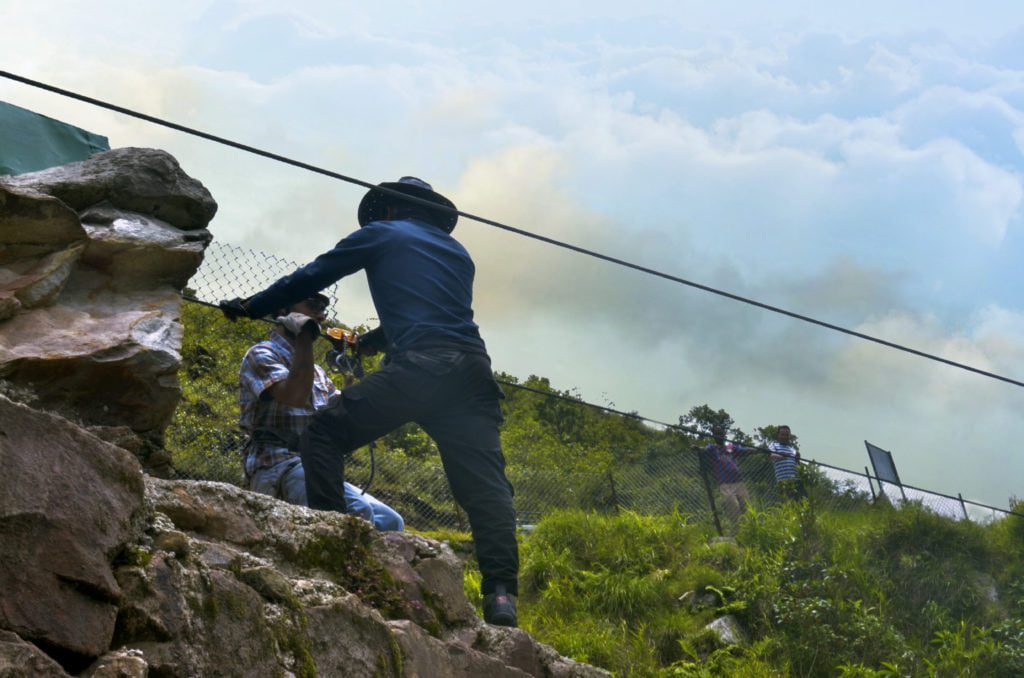 Ziplining In Cherrapunji India