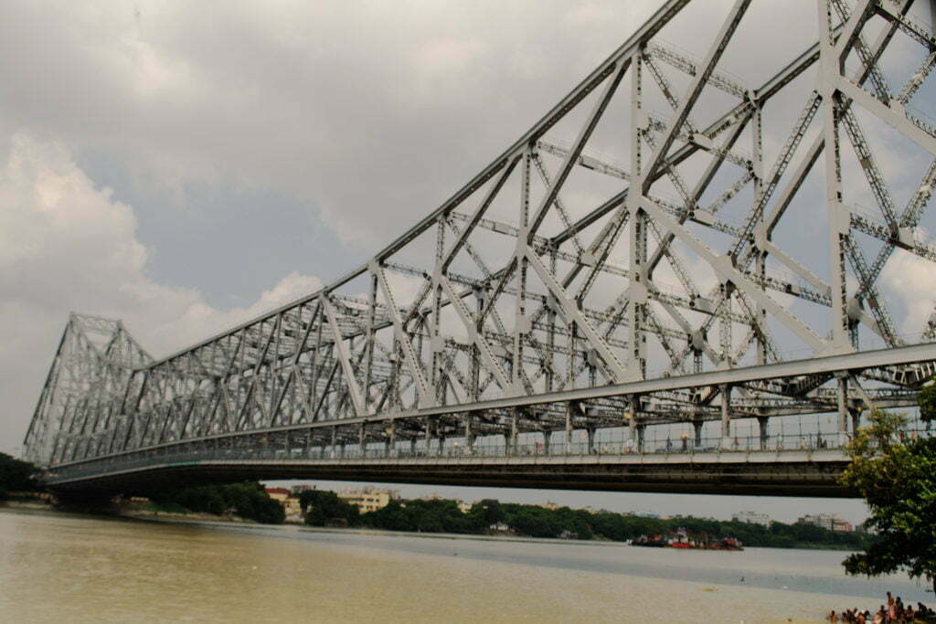 historical gem in Kolkata is the Howrah Bridge, an engineering marvel that connects the city to its twin, Howrah