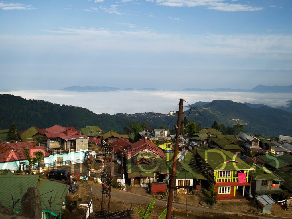 Ungma village of Nagaland the traditional Naga Village