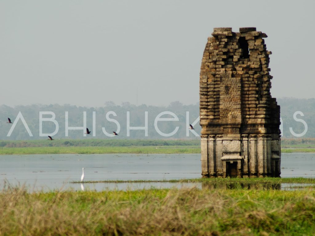 Telkupi village is well known for its half immersed Jain temple.