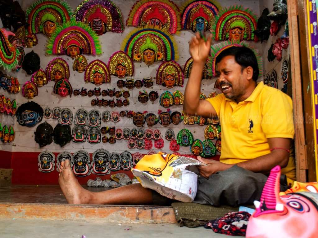 Chorida Village Chhau Mask Purulia