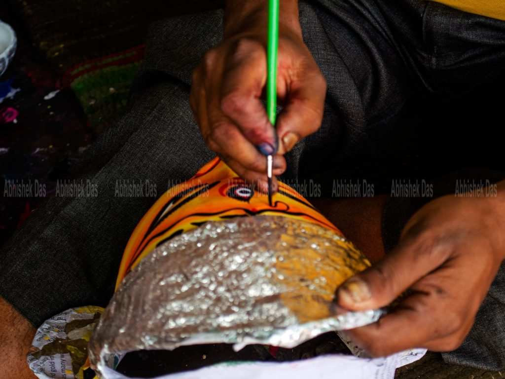 Chorida Village Chhau Mask Purulia