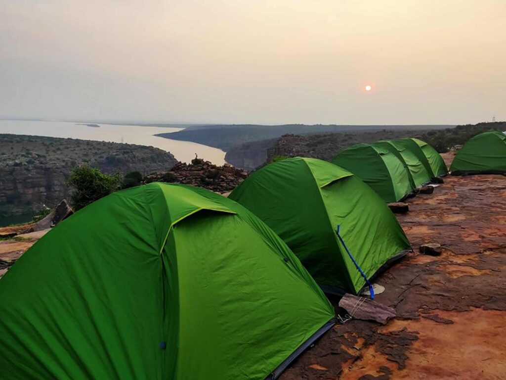 camping in Indian Grand Canyon