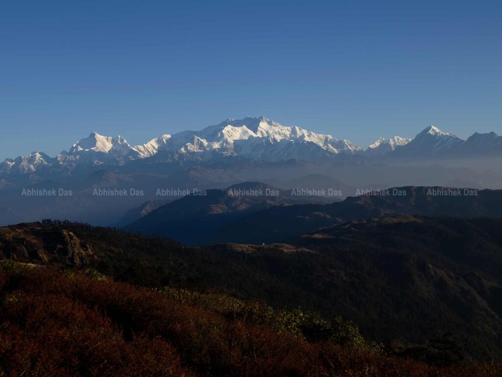 The view of Sleeping Budha from Aal.