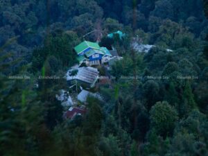 The picturesque little village Gurdum. The sixth-day camping spot.