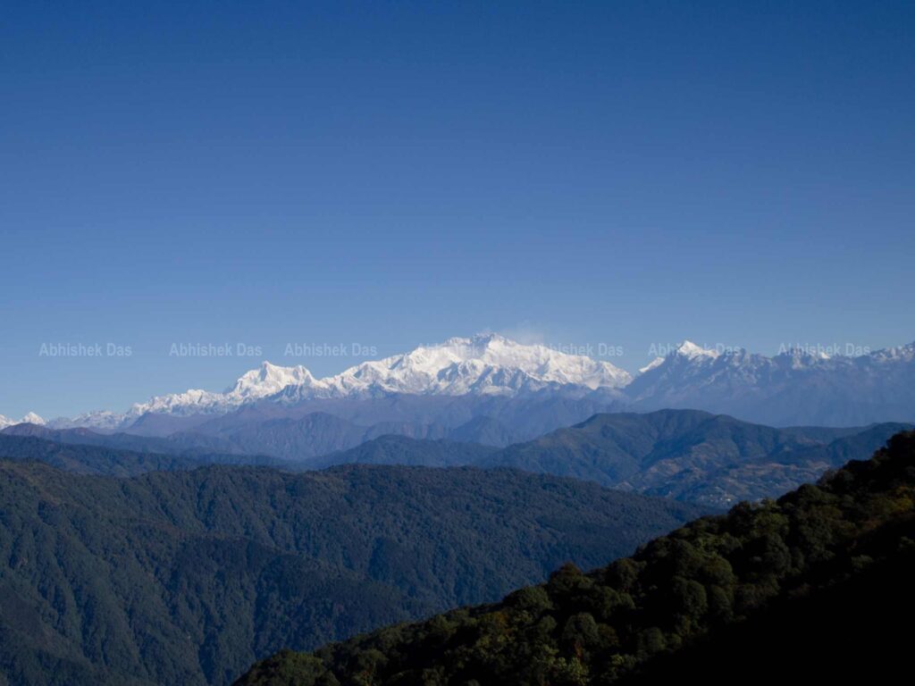 View of Sleeping Budha from Tumling.