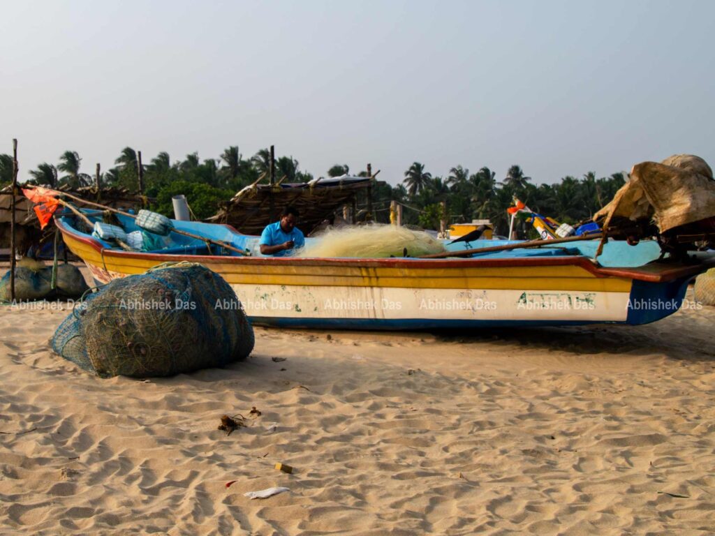 Fishermen at Veerampattinam Beach