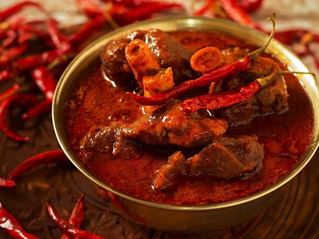 Lal Maas red-hot lamb dish is probably the most eminent non-vegetarian dish in the whole of Rajasthan