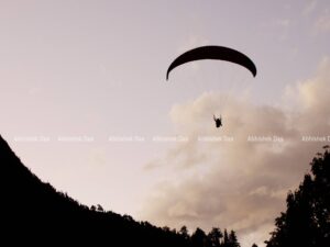 Solang valley has gained popularity over time more for its adventure sports activity