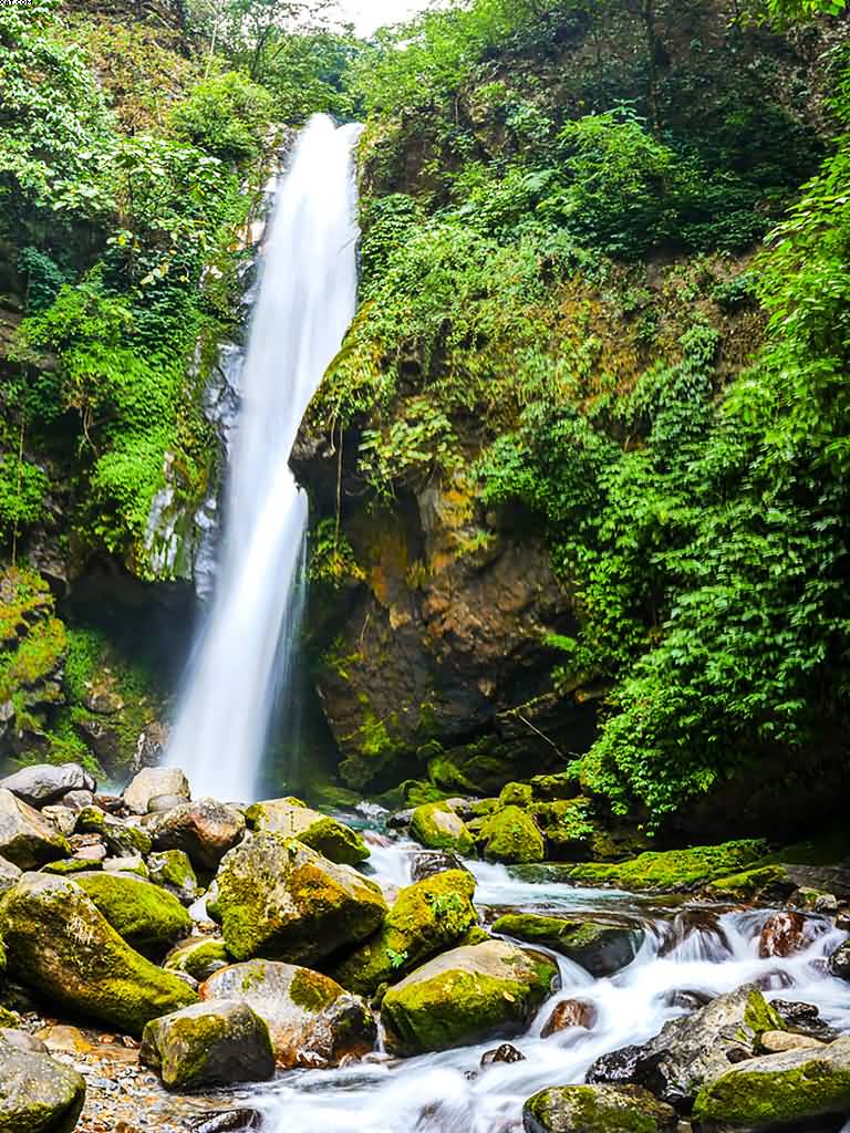 Kanchenjunga waterfall is breathtaking beauty in Sikkim, Pelling