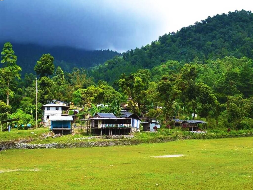 Buxa village located in the foothills of Himalaya in the Alipurduar district