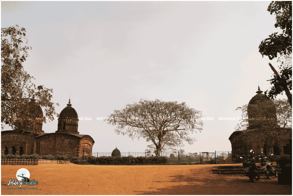 Jor Mandir of Bishnupur has three temples in its complex