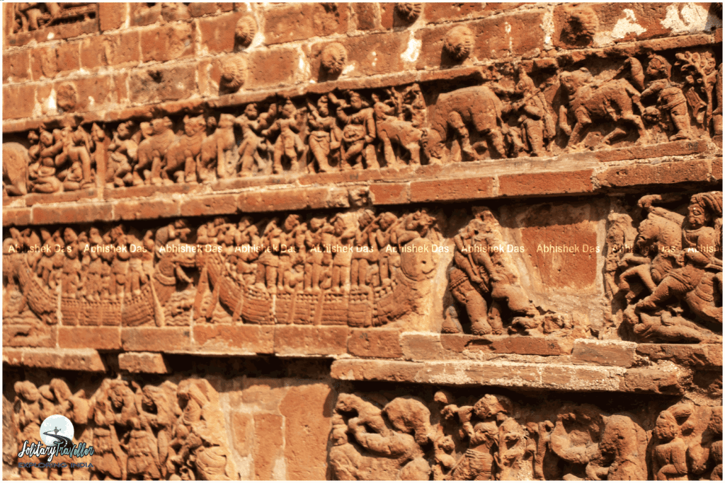 ornate carvings of terracotta
