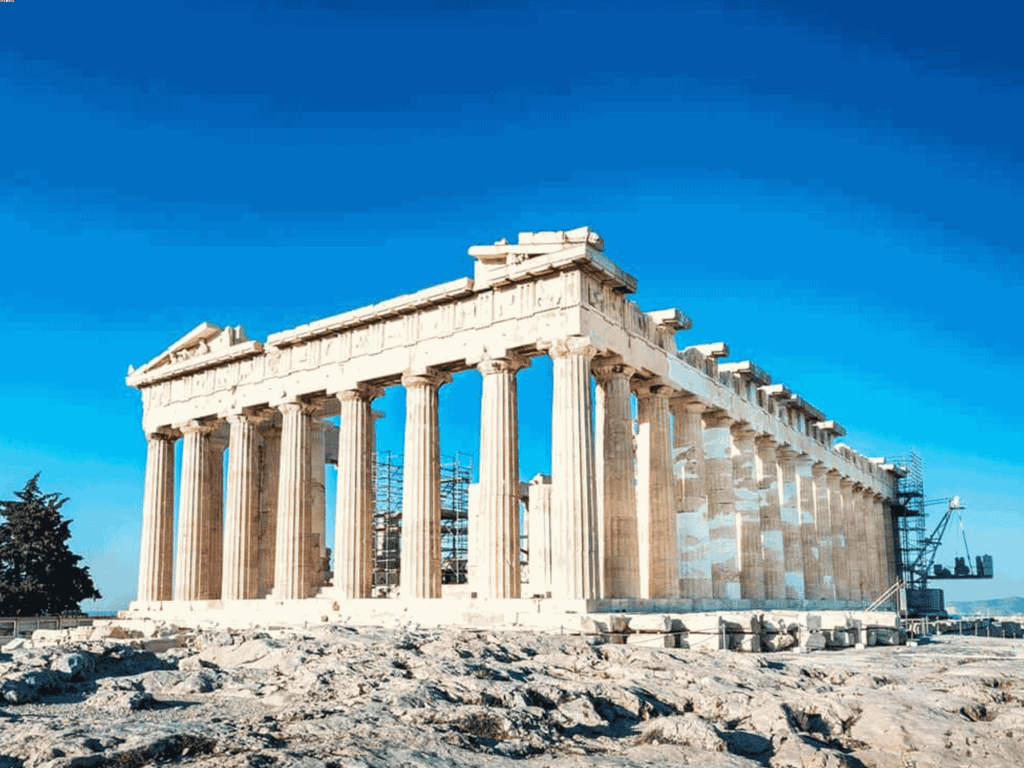 Old Acropolis Museum, located on the southeastern slope of the Acropolis Hill,