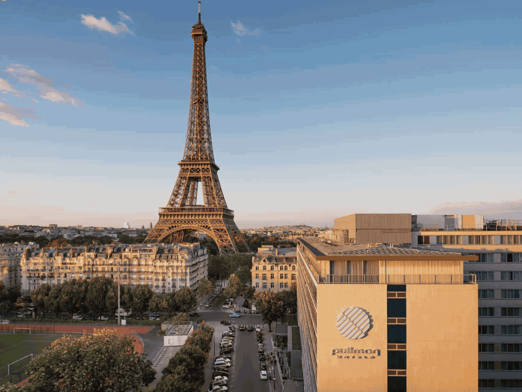 The Pullman Paris Tour Eiffel is a four-star hotel 