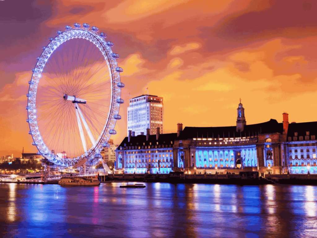 London Eye is a massive Ferris