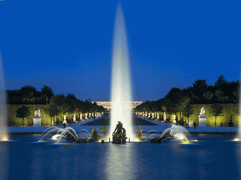 The Versailles Night Fountain Show is a spectacular display of water, light, and music 