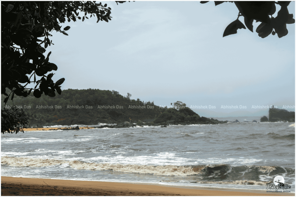 lush green hillocks with the sea-embracing sky