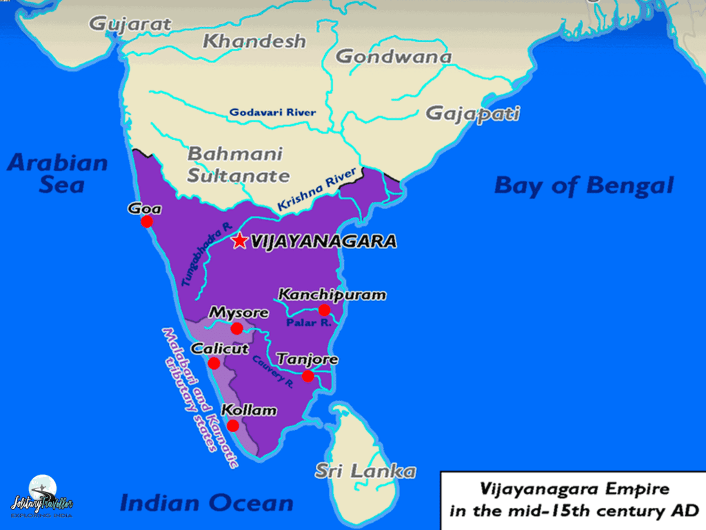 two centuries after the rule of the Vijayanagara Empire, the state emerged as a prospered kingdom