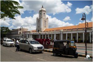 The heritage building of Mysore Railway station to be admired