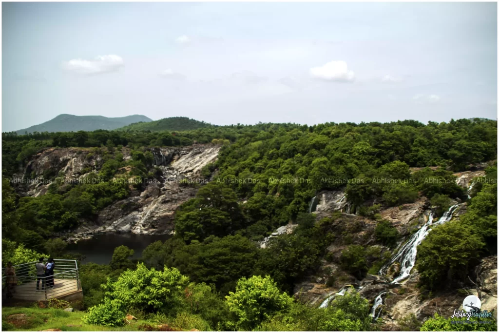 awe-inspiring sight of cascading Shivanasamudra Waterfall