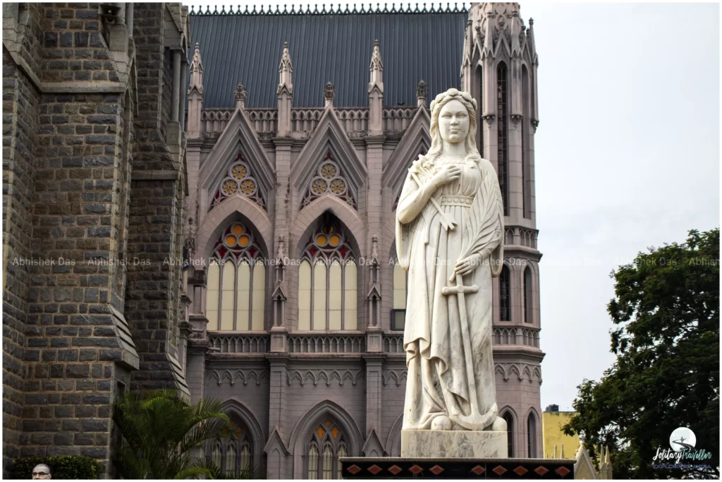 Amar Akbar Antony has several scenes in this St. Philomena's Cathedral