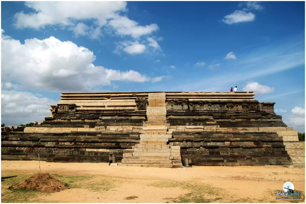 Royal Enclosure, where the Mahanavami Dibba stood proudly