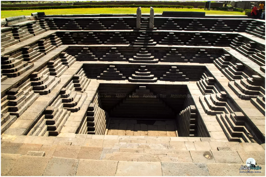 Black Stone Pushkarani, also known as the Stepped Tank