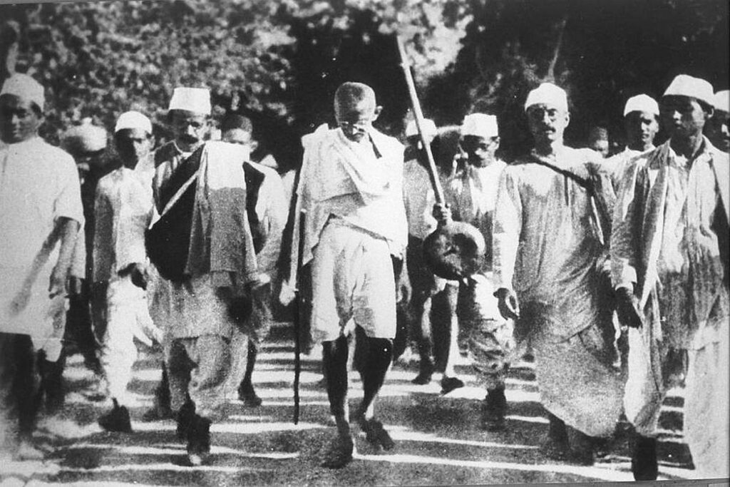 Salt March led by Mahatma Gandhi in 1930