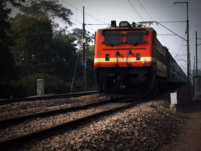 a train journey in India