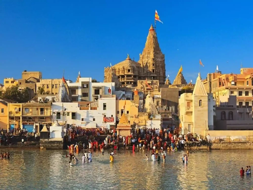 Dwarka, is steeped in Hindu mythology as the legendary kingdom of Lord Krishna. 