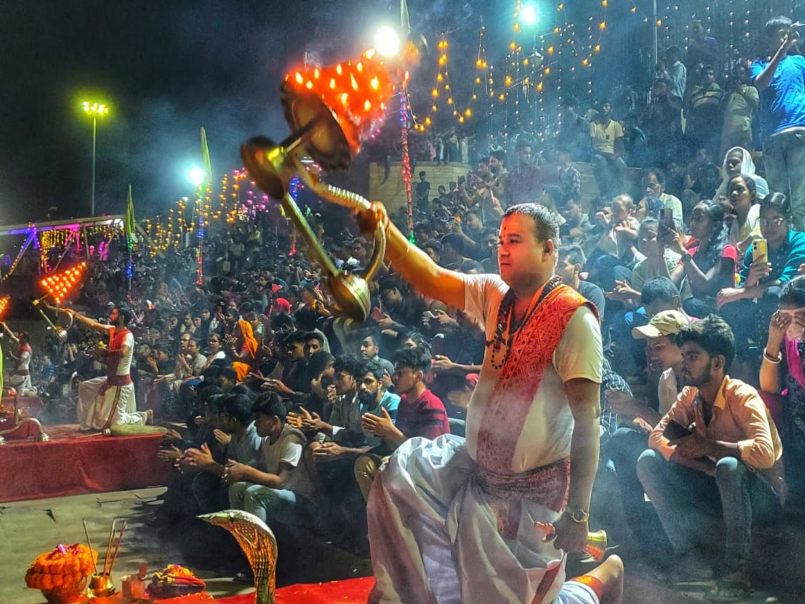 Aerial Ganga Aarti Tour 