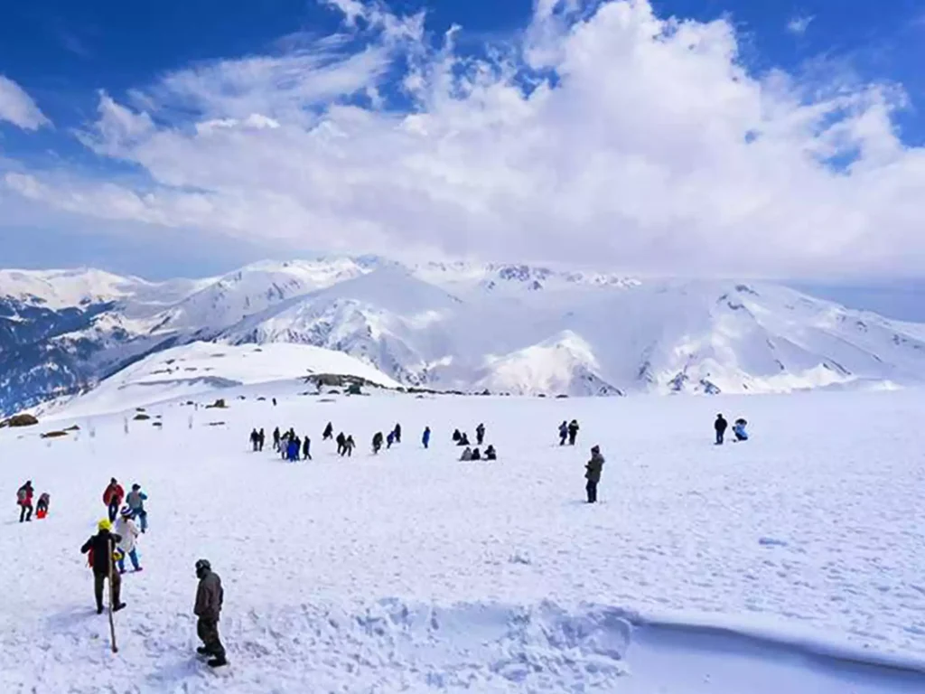 Gulmarg, a destination famous for its skiing slopes