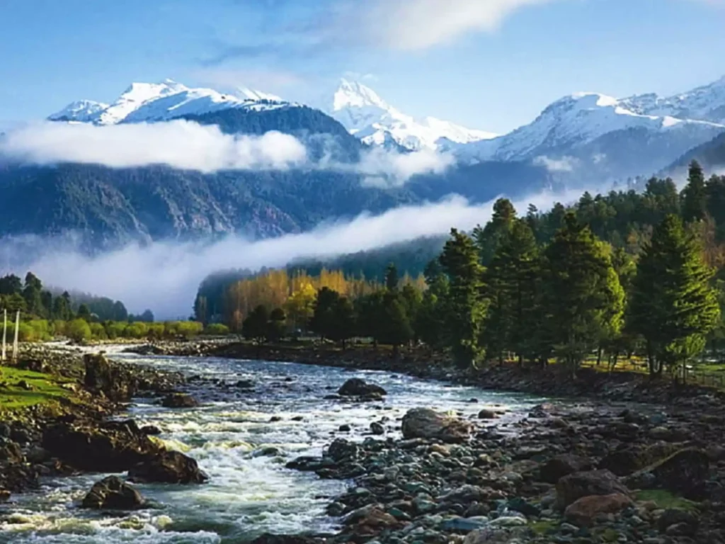 Pahalgam, where you can enjoy scenic rivers, lush forests