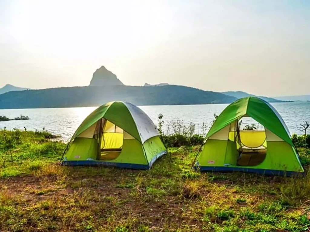 Pawna Lake site serves as a canvas for the most beautiful sunrise and sunset