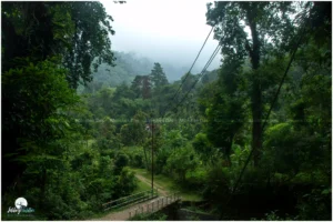 The trail from the fort to Lepchaka is relatively moderate, with occasional steep sections