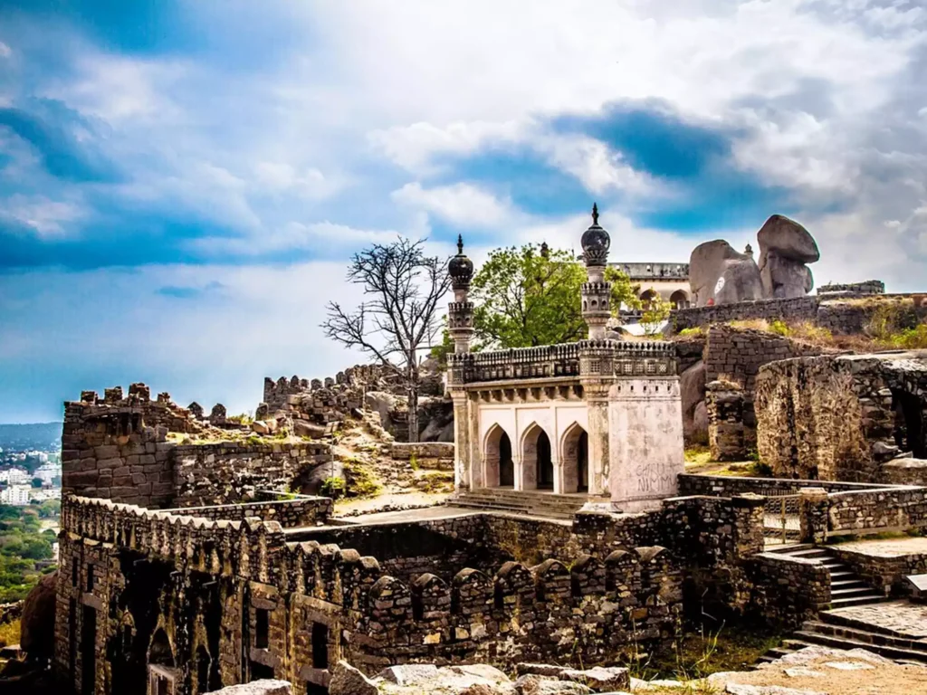 Golconda Fort located in Hyderabad Telangana