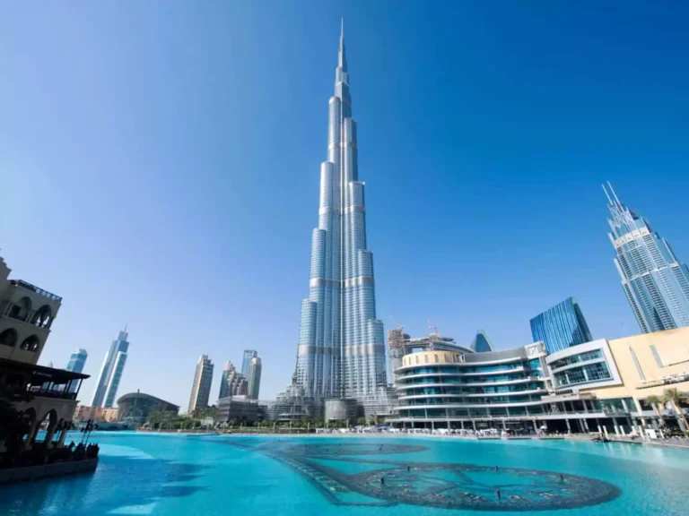 Burj Khalifa, at 828 metres tall, is the highest man-made structure