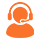 clipart icon travel support 24x7 customer care