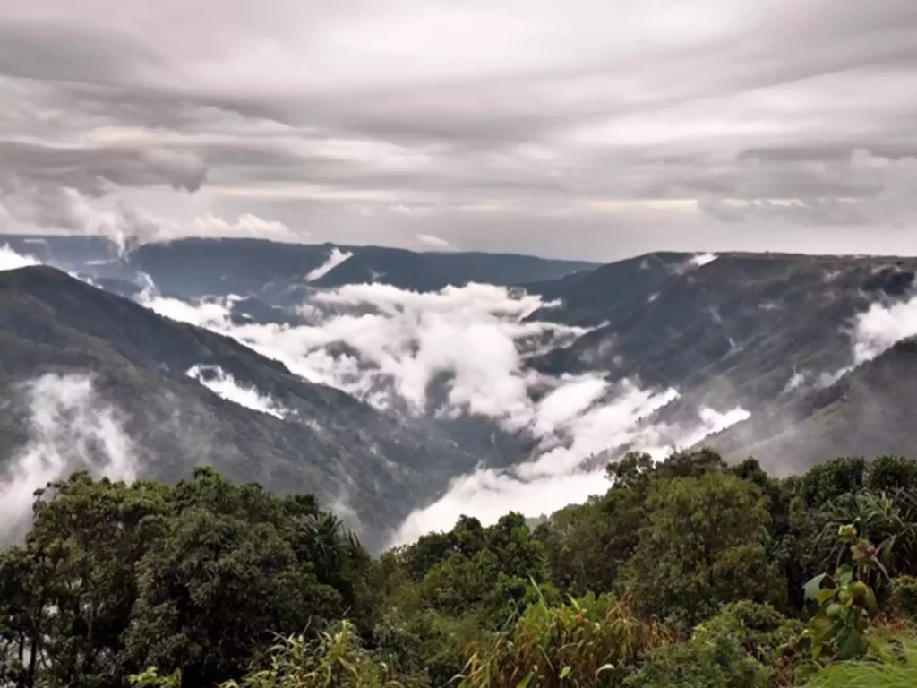 Meghalaya is the Abode of Clouds, and the monsoon season presents its beauty in the highest galore