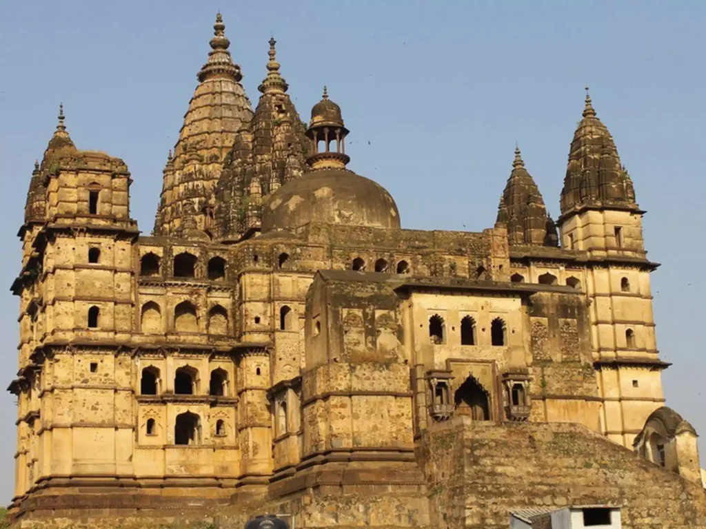 Chaturbhuj temple is home to Lord Vishnu, who is known as the preserver god in Hindu mythology