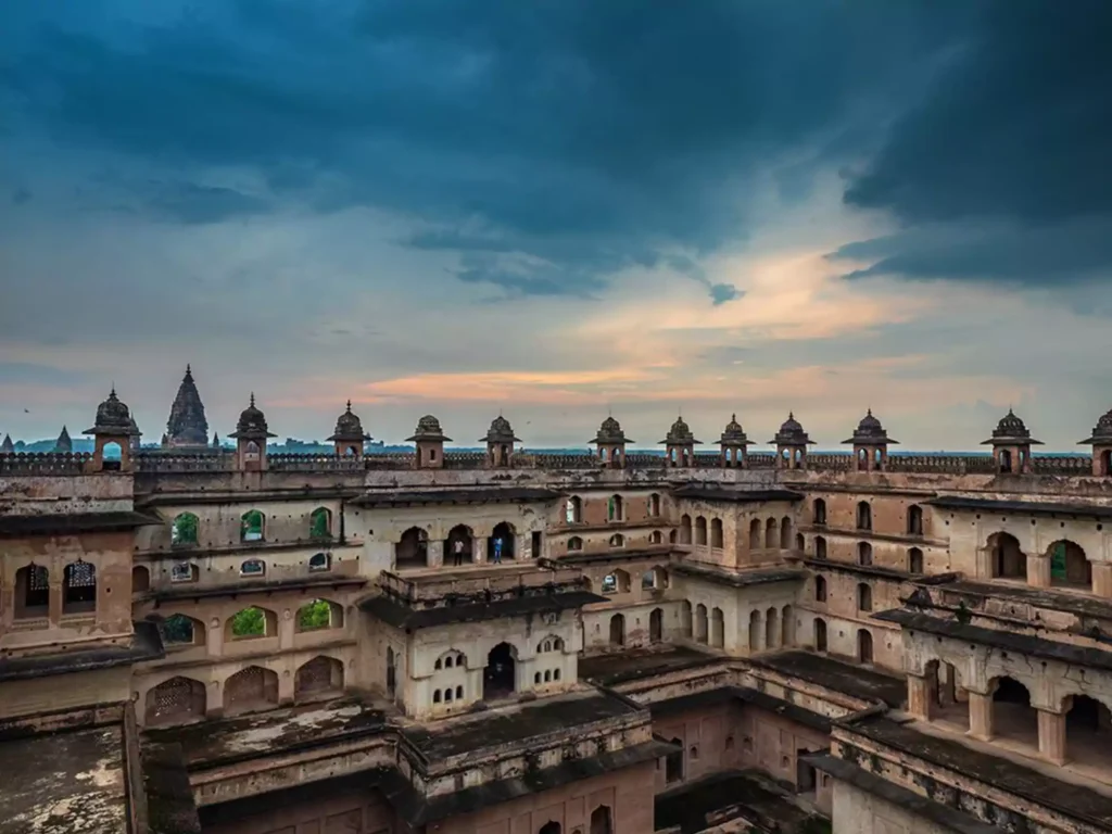 Raja Mahal has marvels feature among the top places to visit in Orchha