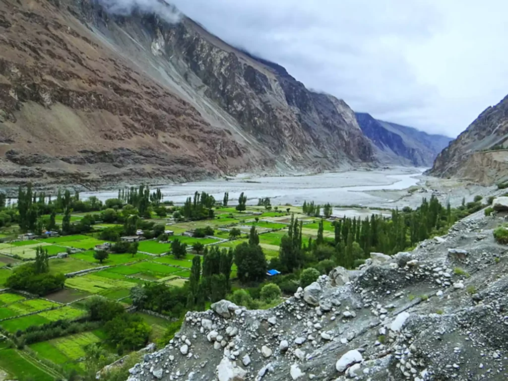 Turtuk is a remote village in Ladakh located near the Line of Control and is famous because of its apricot orchards