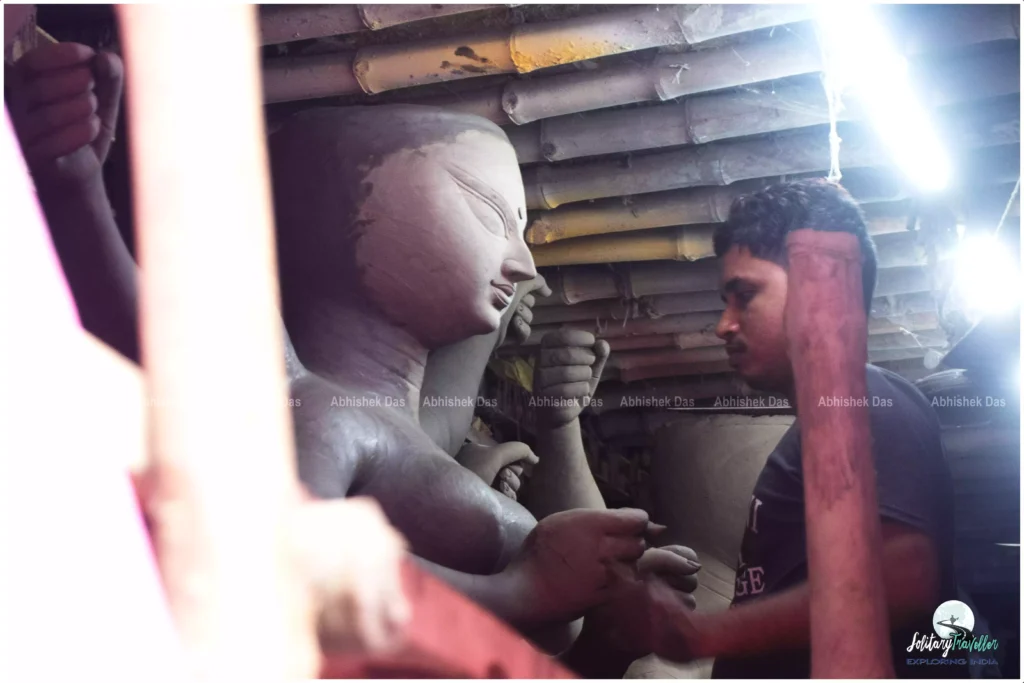 Kumartuli is a beautiful, chaotic, sweat-soaked, and sacred factory of faith