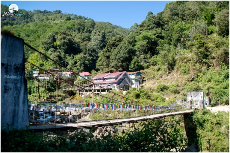 trek began at Srikhola charming riverside village