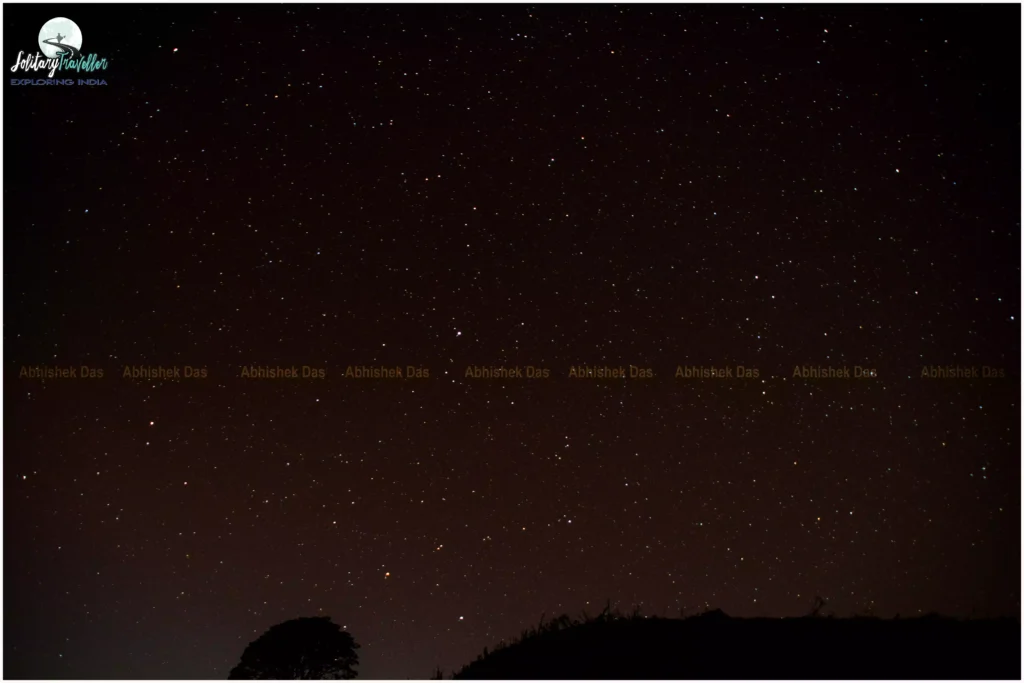 night unfolded like a masterpiece, with the Milky Way Galaxy shining brightly