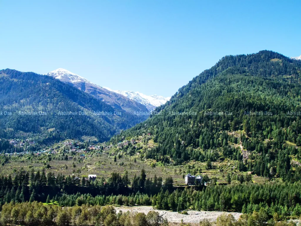 Manali offers snow experiences (seasonal), nature walks, and hot springs
