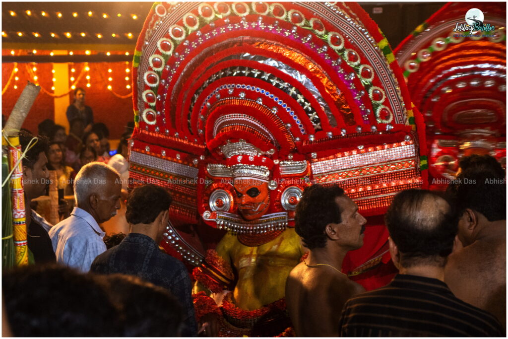 Watching Theyyam up close was a surreal experience