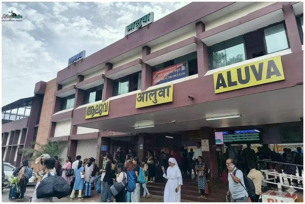 Aluva railway station near Kochi